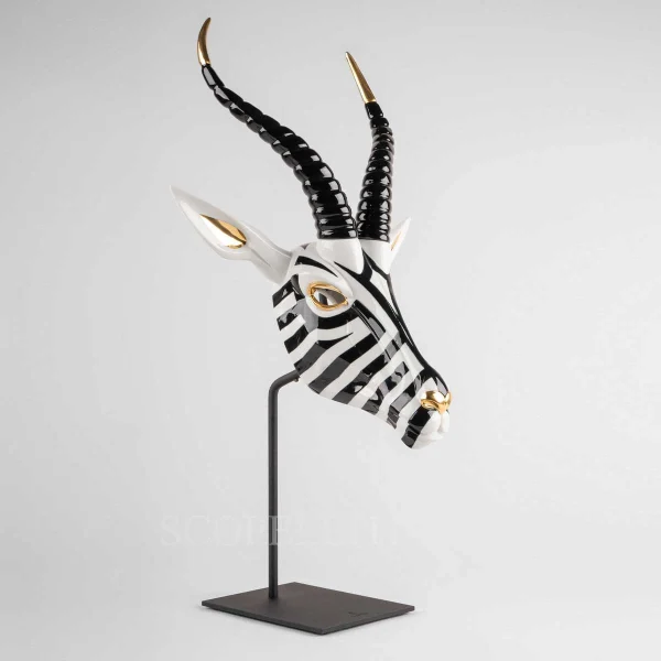 lladro fierce portraits antelope mask