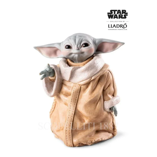 lladro grogu star wars figurine