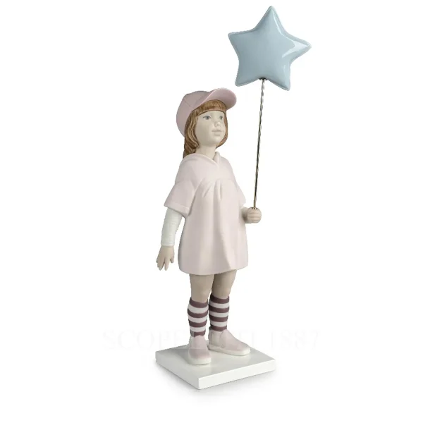 lladro follow your star girl figurine