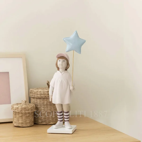 lladro follow your star girl figurine porcelain