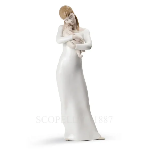 lladro goodnight my loving mother angel porcelain figurine