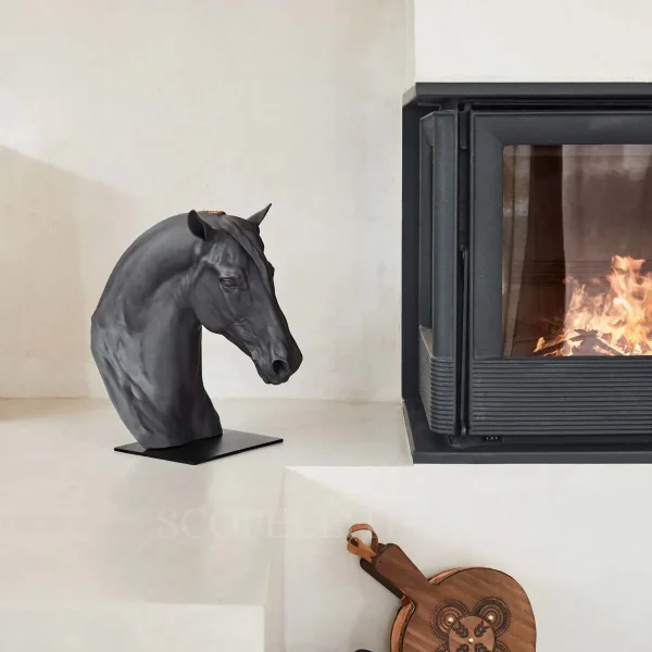 lladro horse head sculpture porcelain