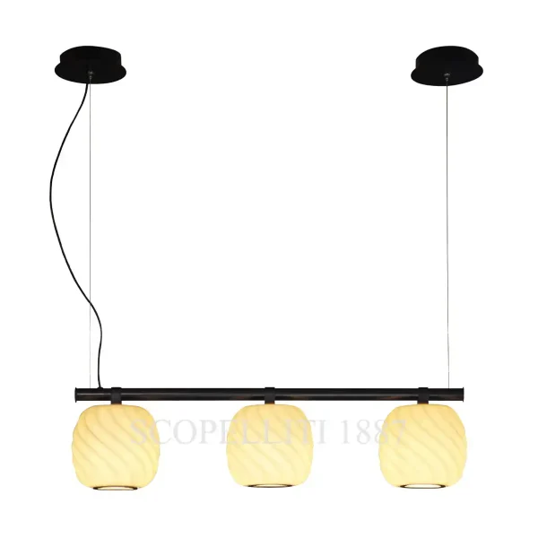 lladro ice cream hanging lamp 3 lights porcelain