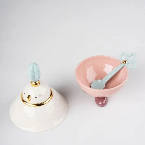 lladro kawki sugar bowl porcelain