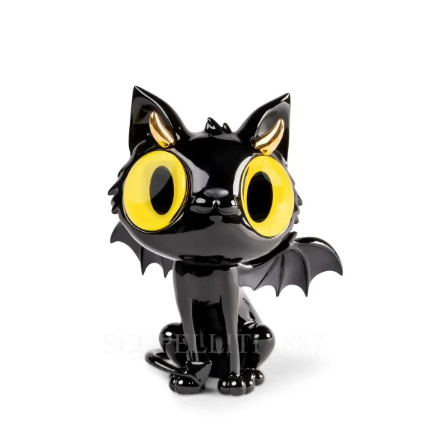 lladró little devil cat sculpture