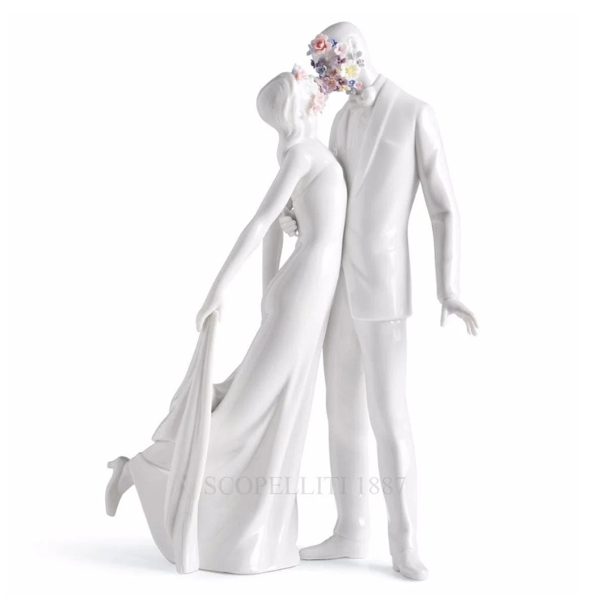 lladro love i blossoms porcelain figurine