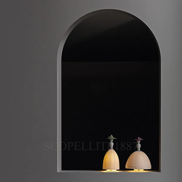 lladro mademoiselle table lamps