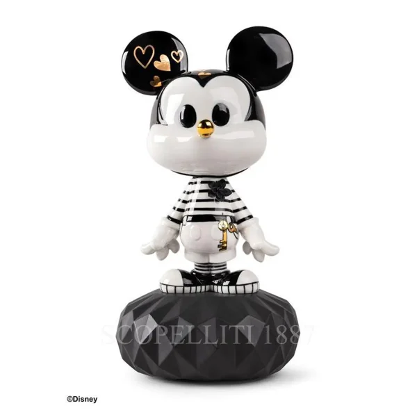 lladro mickey sculpture porcelain