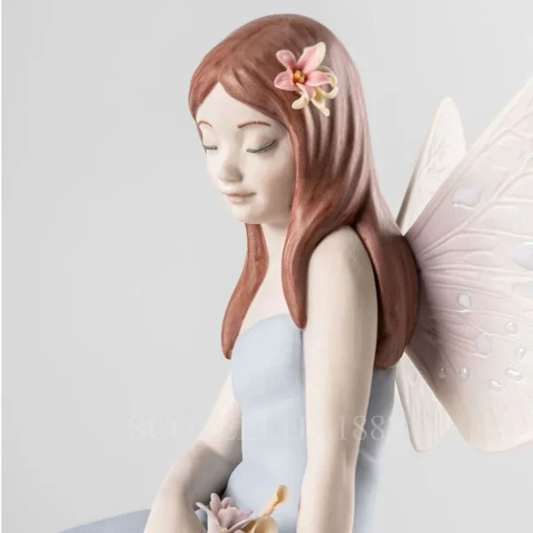 lladro nature nymph porcelain figurine
