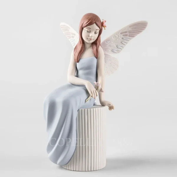 lladro nature nymph figurine porcelain