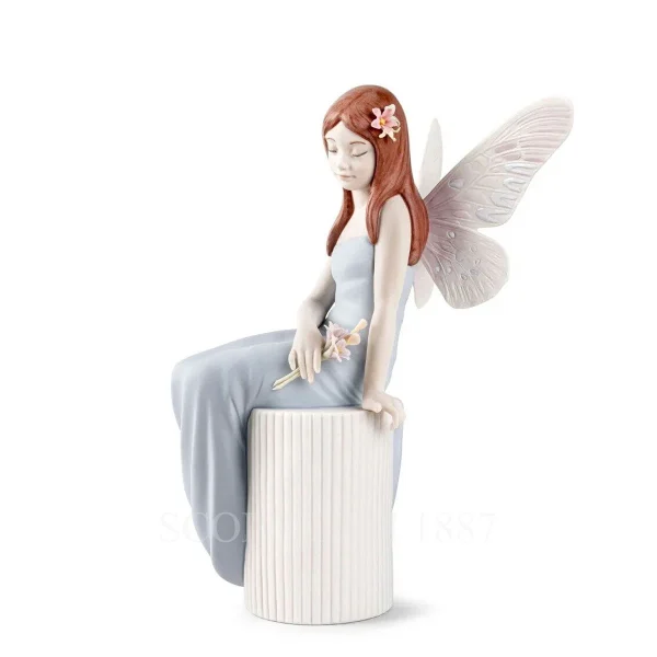 lladro nature nymph porcelain figurine