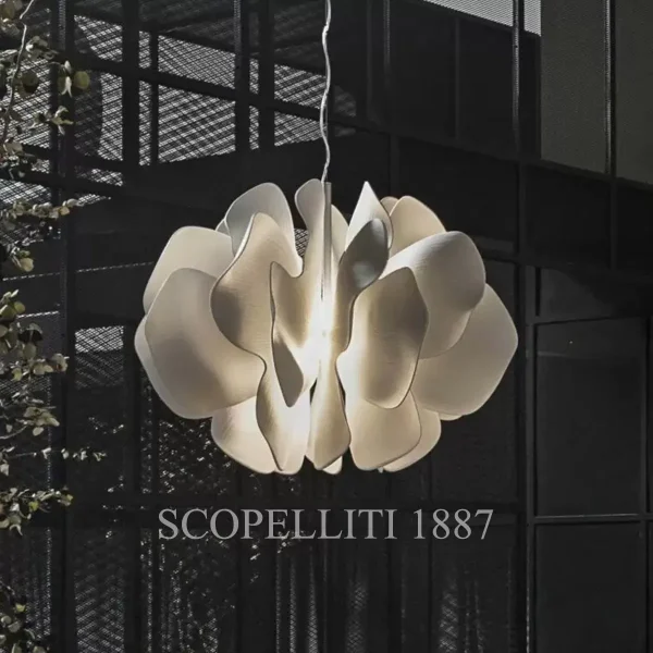 lladro nightbloom hanging lamp 40 cm white