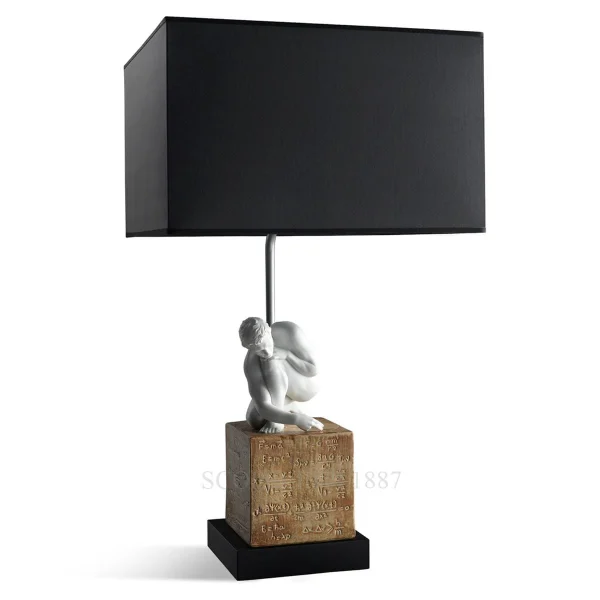 lladro scientia lamp