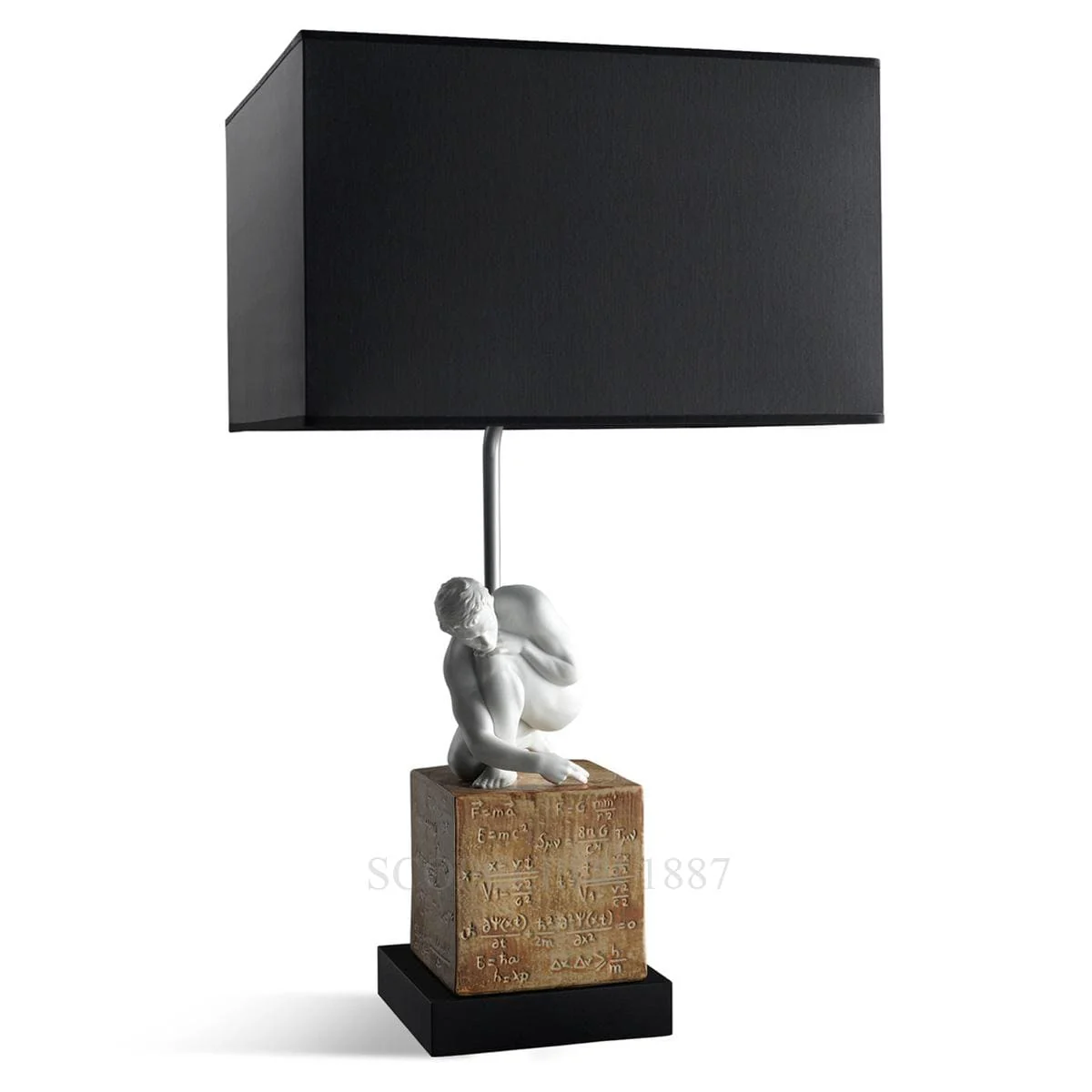 lladro scientia lamp