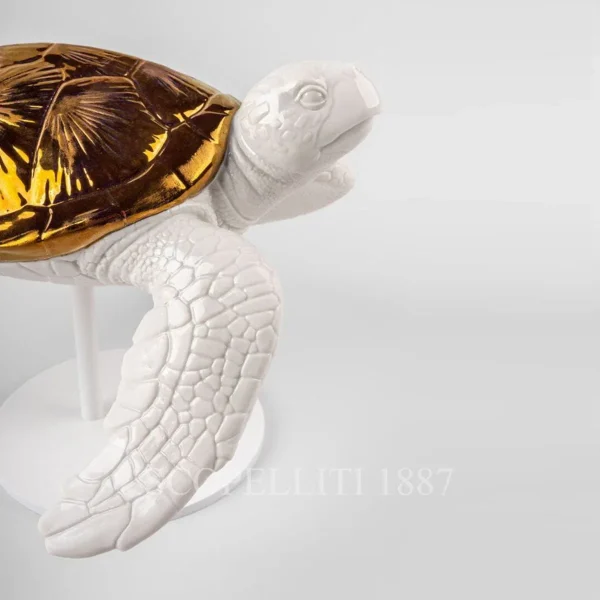 lladro sea turtle ii sculpture porcelain
