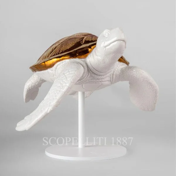 lladro sea turtle sculpture ii