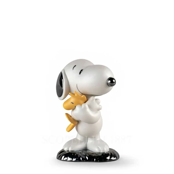 lladro snoopy porcelain figurine