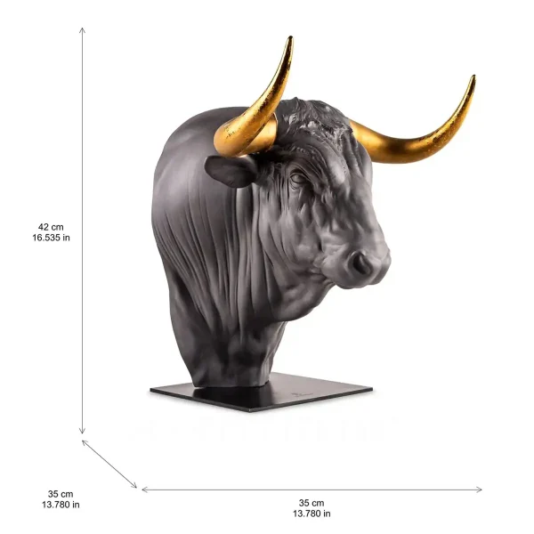 lladró taurus sculpture
