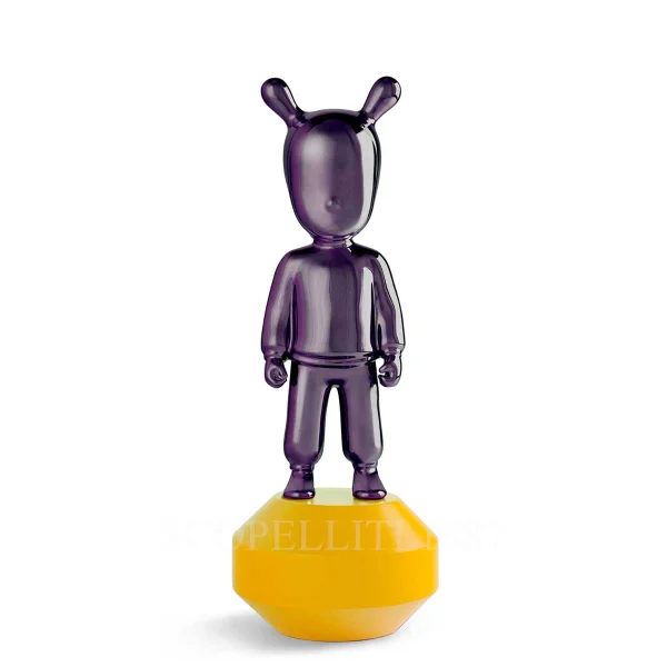 lladro the guest figurine small purple