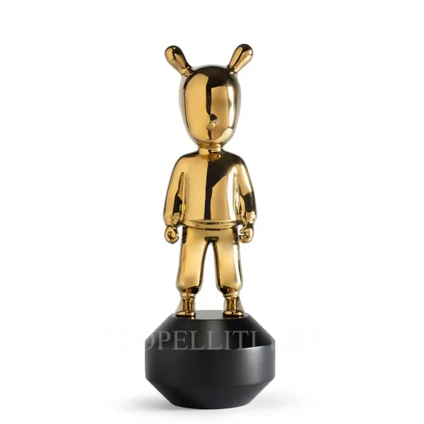 lladro the guest golden small figurine