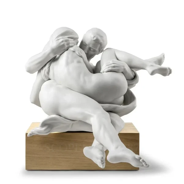 lladro together porcelain figurine