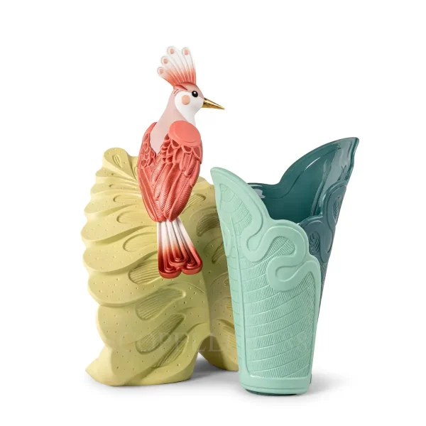 lladró utopical vase in fine porcelain