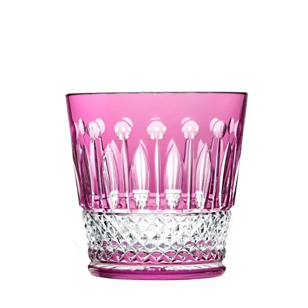 saint louis tommy old fashion tumbler amethyst