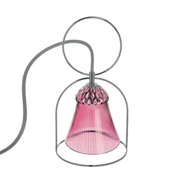 saint louis apollo amethyst table lamp
