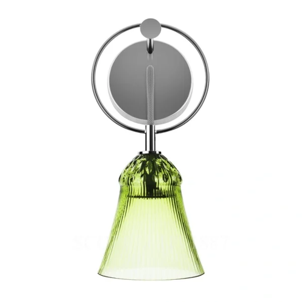 saint louis apollo chartreuse green sconce