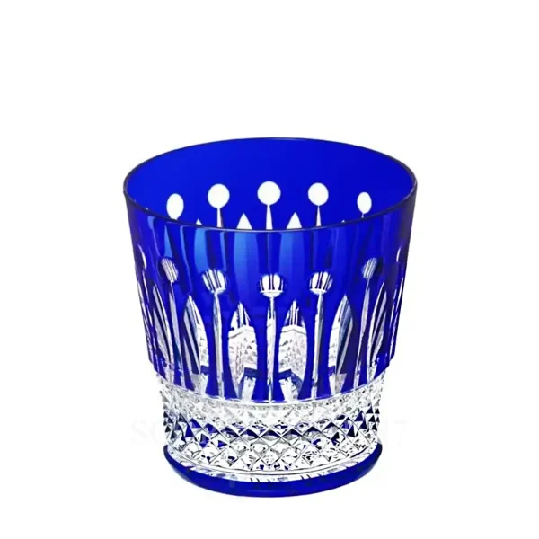 saint louis tommy old fashion tumbler blue