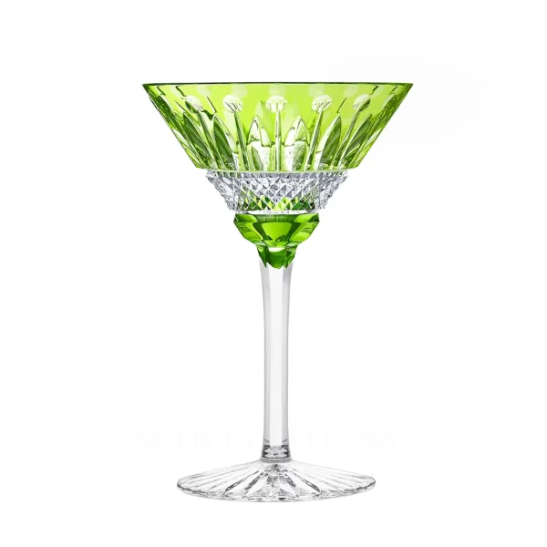saint louis cocktail glass tommy light green