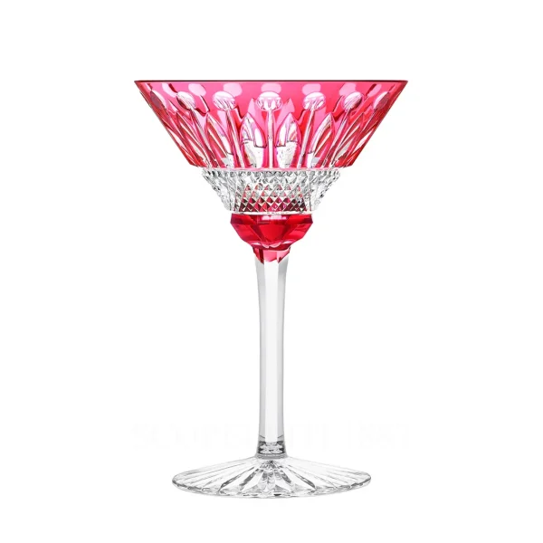 saint louis cocktail glass tommy red