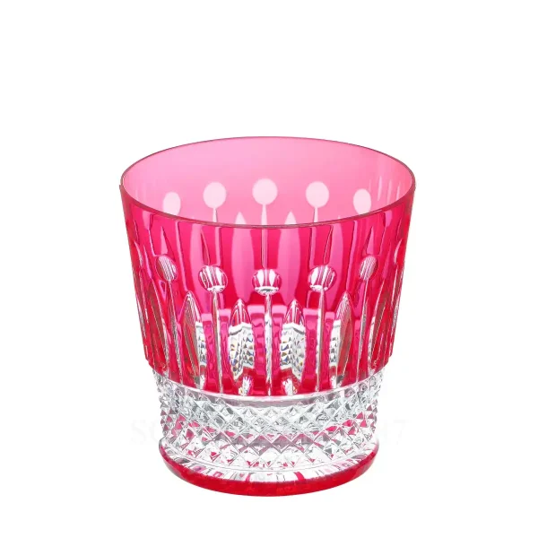 saint louis tommy old fashion tumbler red