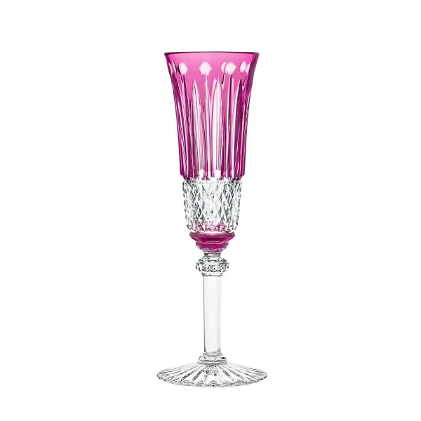 saint louis tommy champagne flute amethyst