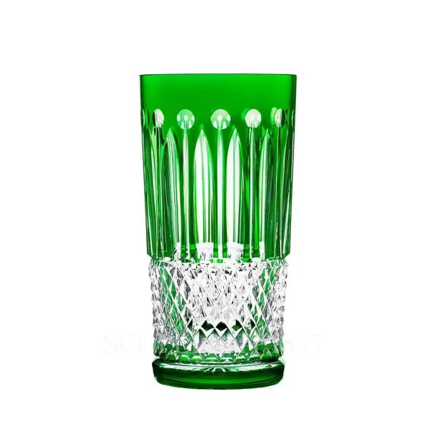 saint louis tommy crystal highball green