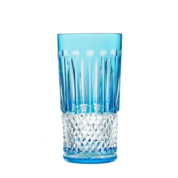 saint louis tommy crystal highball light blue