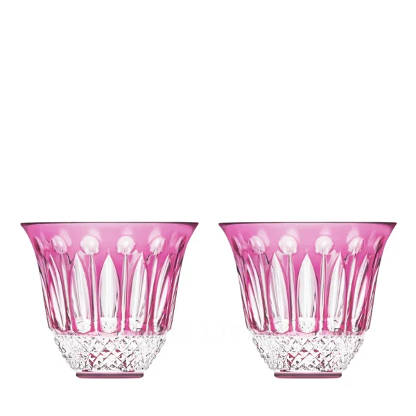 saint louis tommy set 2 tumblers amethyst