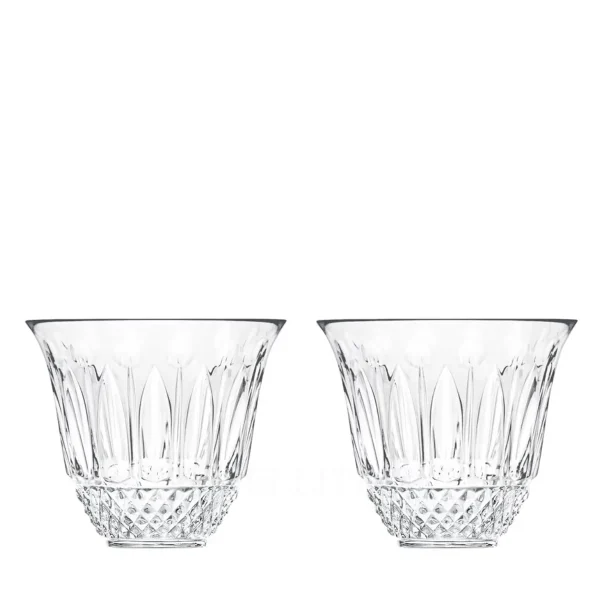 saint louis tommy flared tumbler clear set of 2