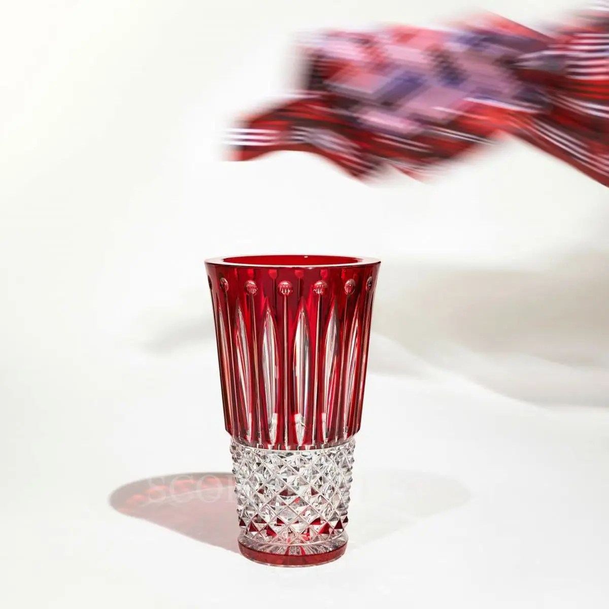 saint louis tommyssimo vase red