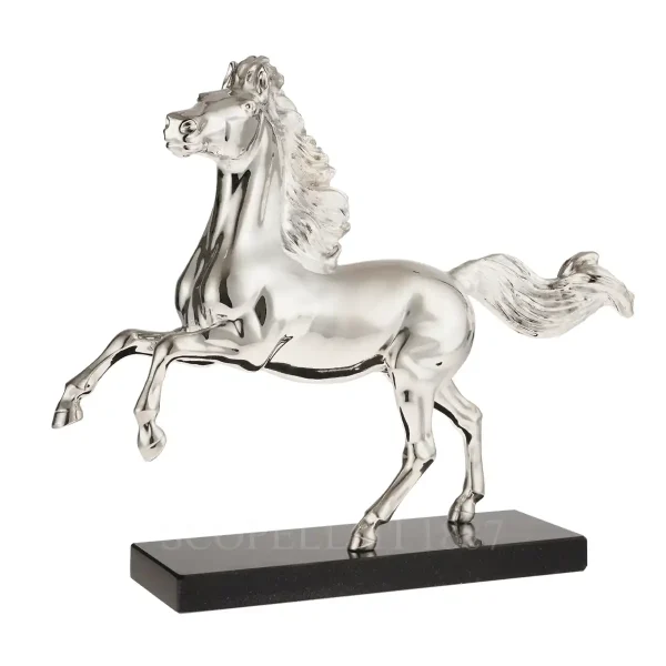 christofle horse sculpture 2026 silver plated horse year
