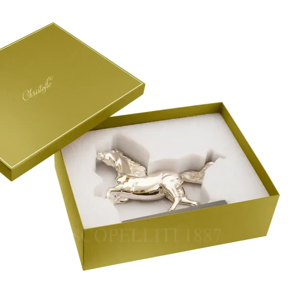 christofle horse statue with box