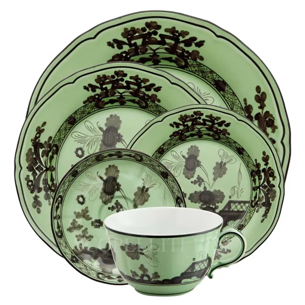 ginori 1735 oriente italiano bario 5 piece place setting