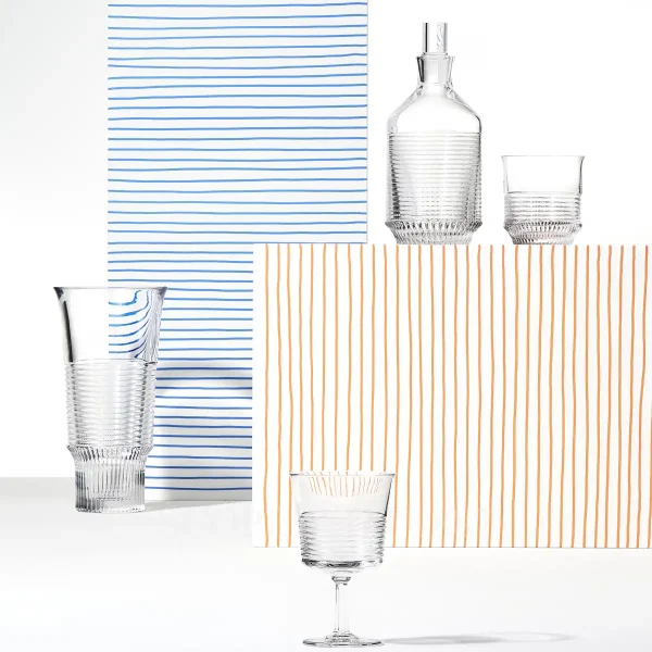 saint louis cadence crystal vase and glasses
