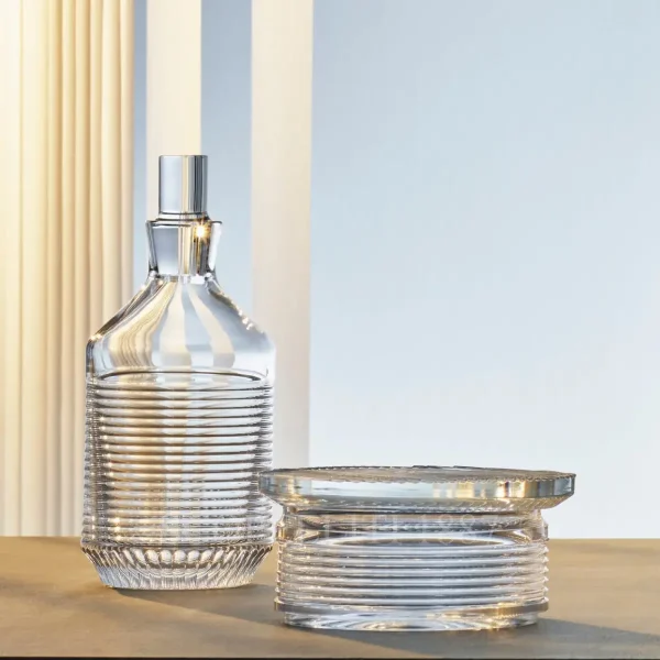 saint louis cadence crystal decanter and box