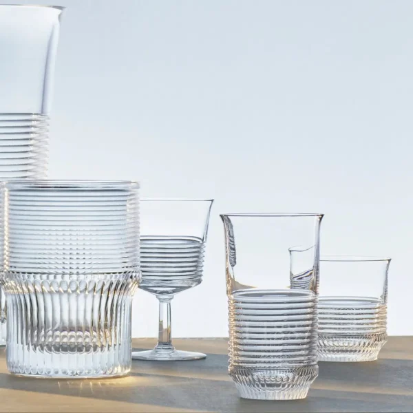 saint louis cadence crystal highball and tumbler