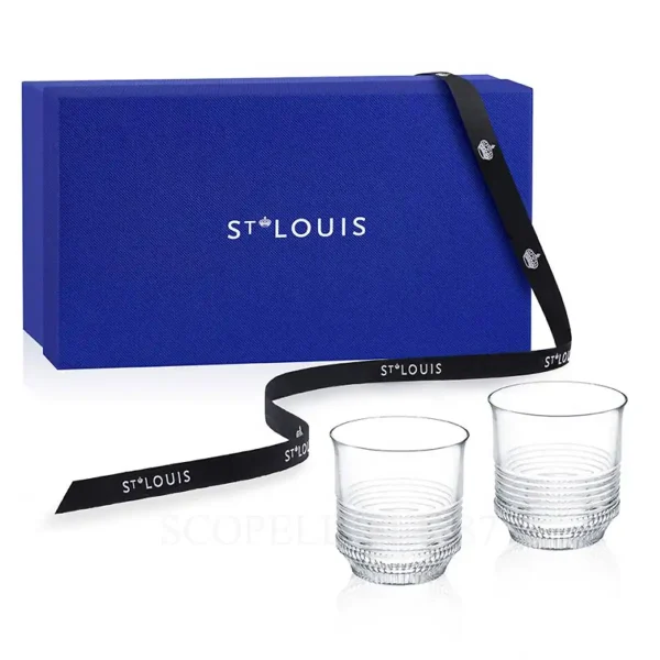 saint louis cadence crystal tumblers set