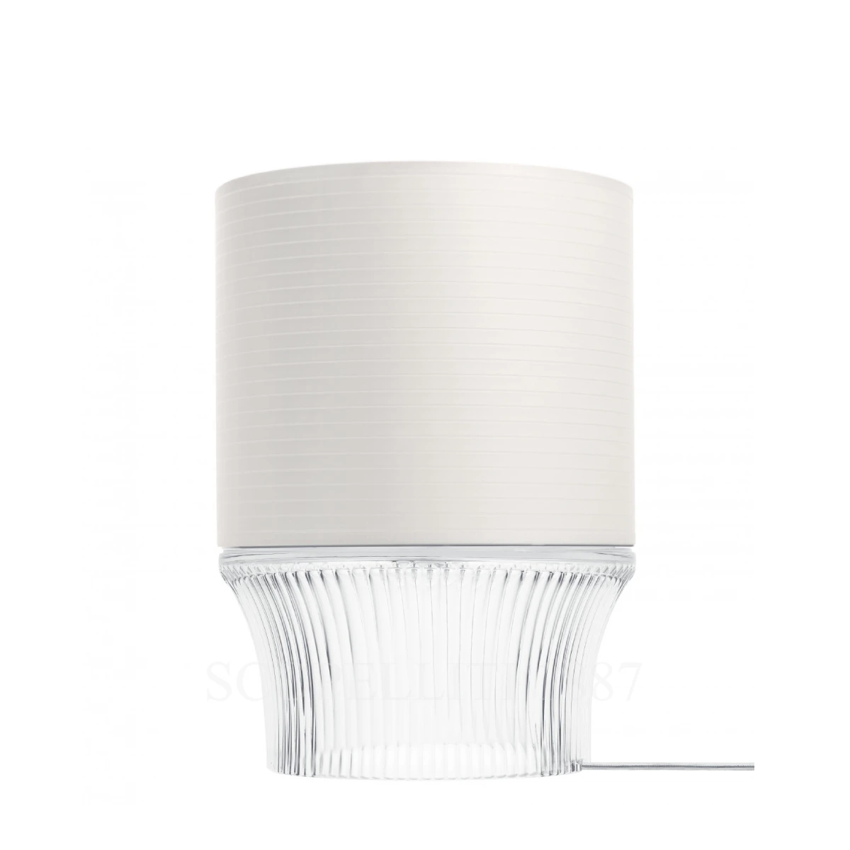 saint louis cadence large table lamp with paper lampshade