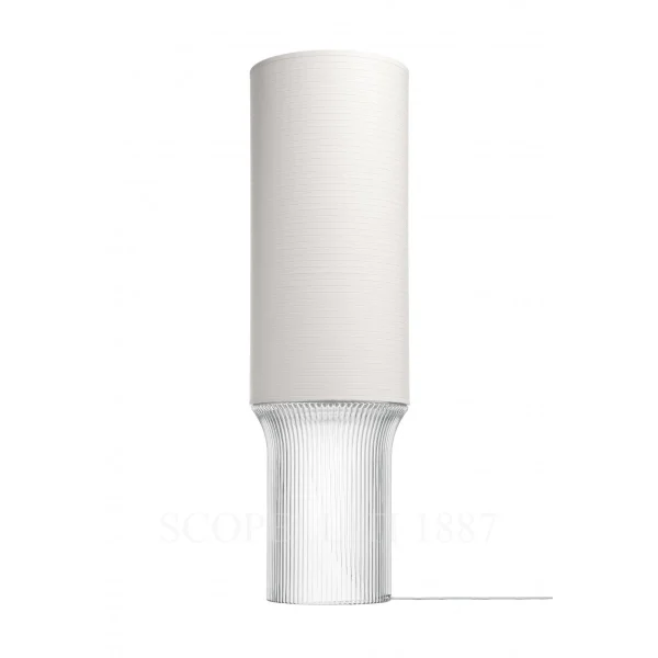saint louis cadence tall table lamp with paper lampshade
