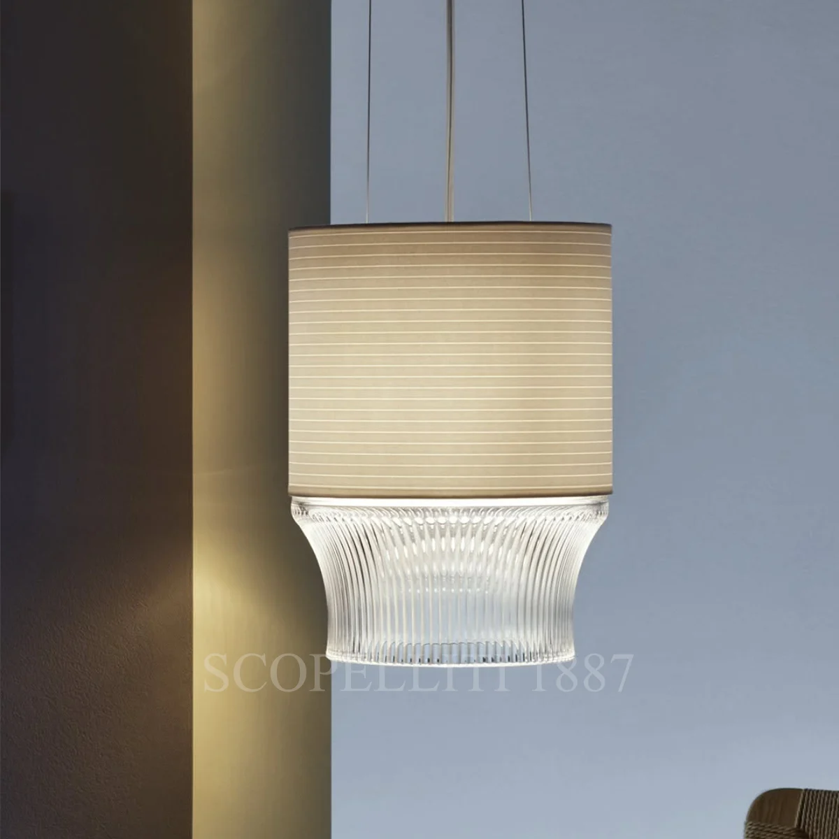 saint louis cadence crystal pendant light