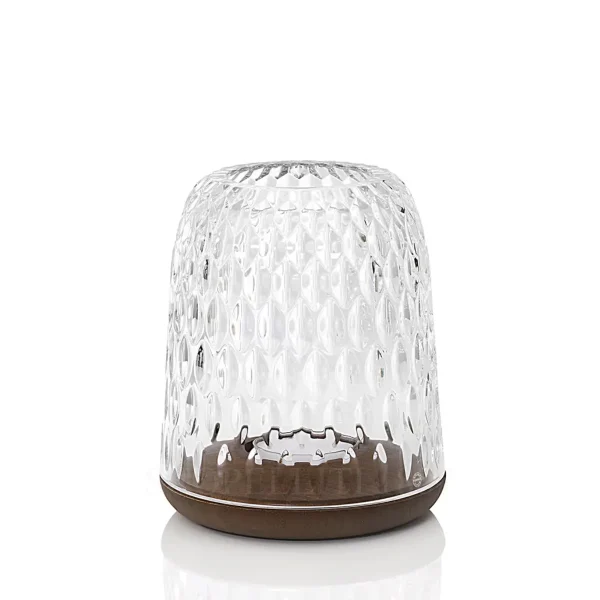 saint louis folia candleholder small dark wood